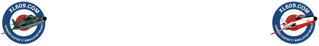 XL609.com The Hawker Hunter T7 Simulator Project