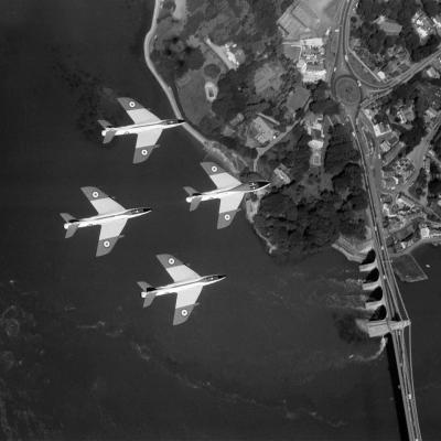 4 FTS Dragons display team, 1970s. Photo via RAF Valley Heritage Centre, used with permission.