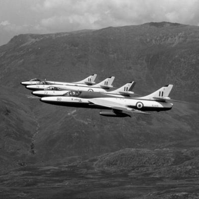 4 FTS Dragons display team, 1970s. Photo via RAF Valley Heritage Centre, used with permission.